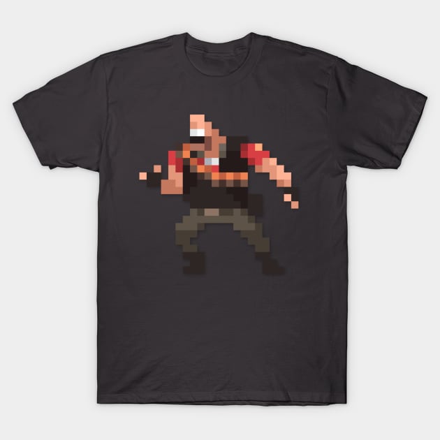 Heavy low-res pixelart T-Shirt by JinnPixel